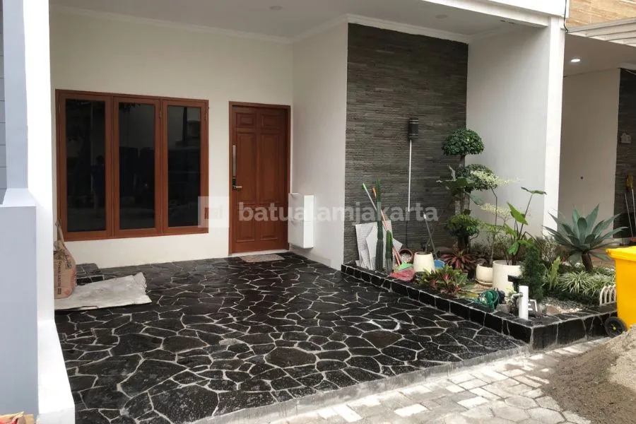 Lantai Carport Batu Templek Garut