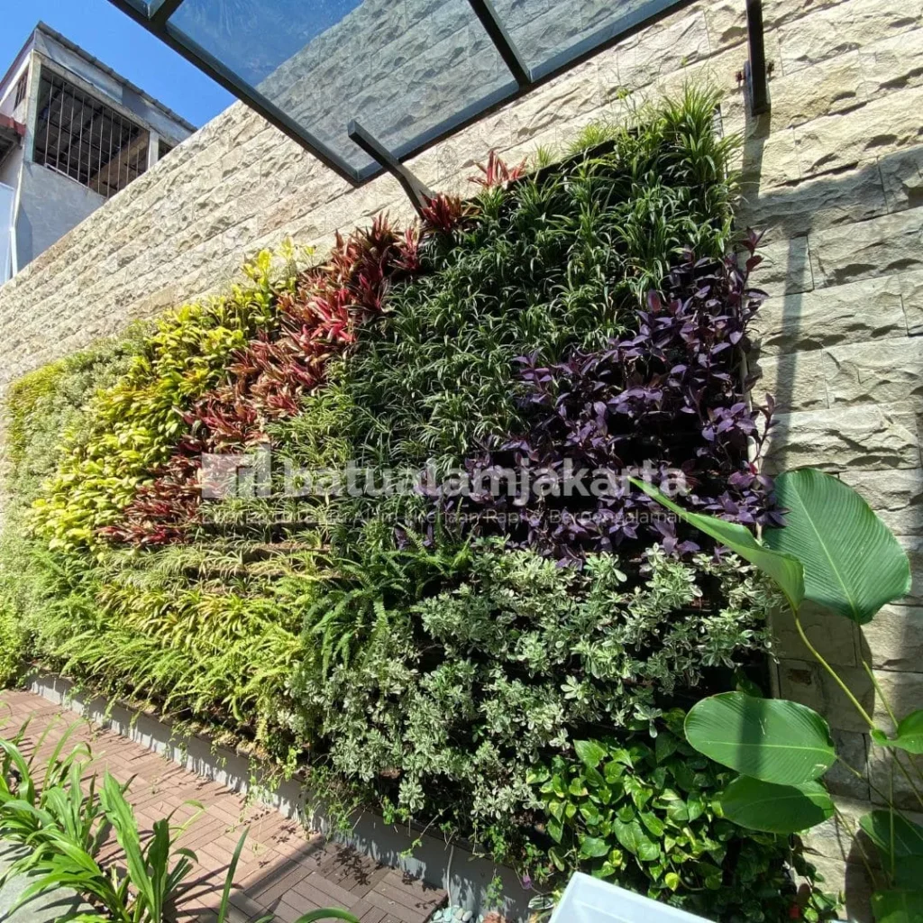 Pemasangan Batu Candi & Bobos Untuk Dinding Kolam Renang - BSD, Tangerang Selatan