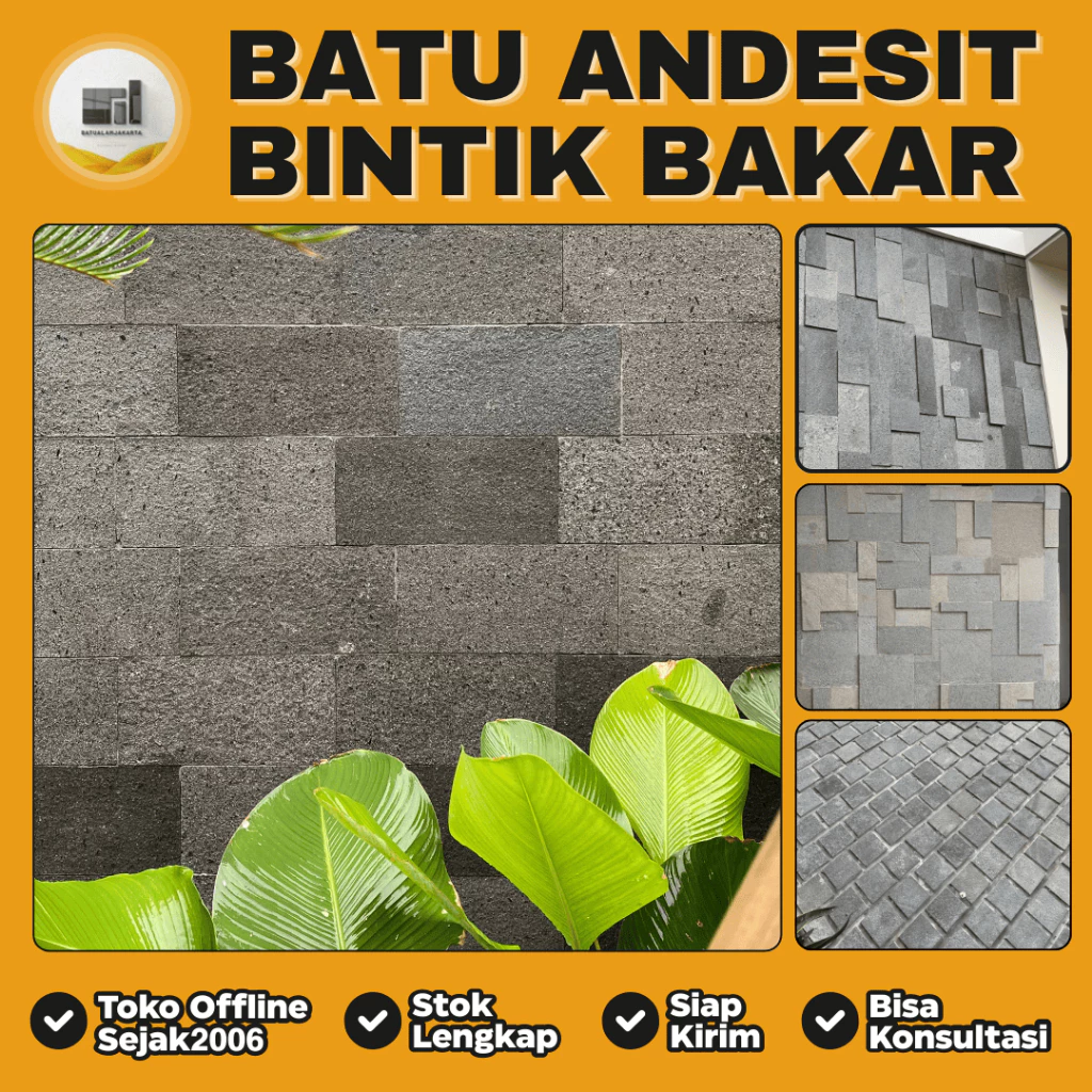 jual batu alam andesit bintik bakar