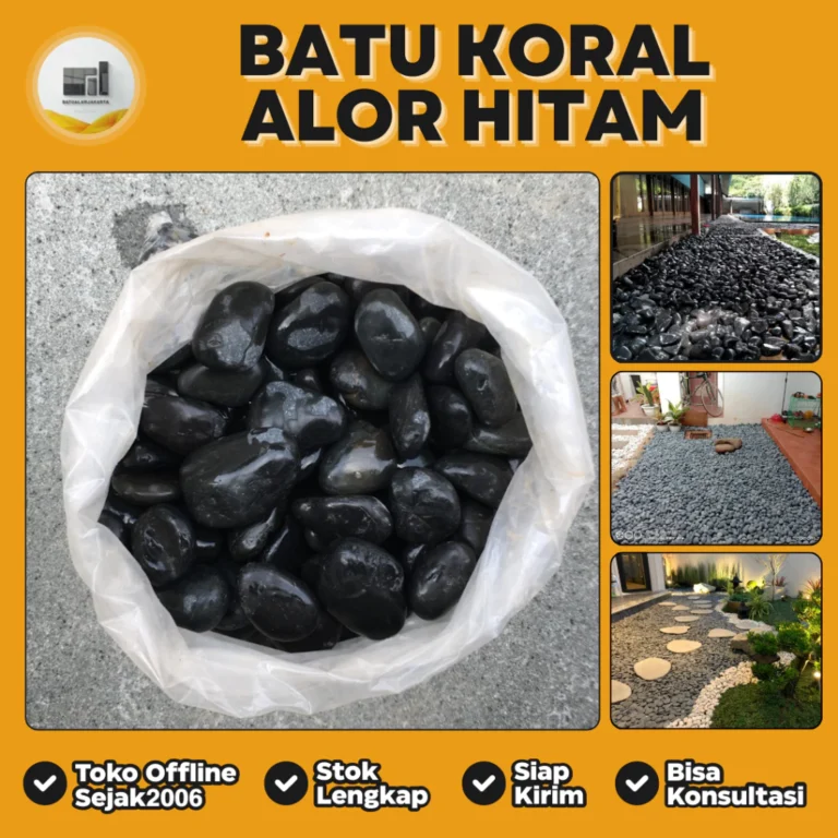 jual batu koral alor hitam 1