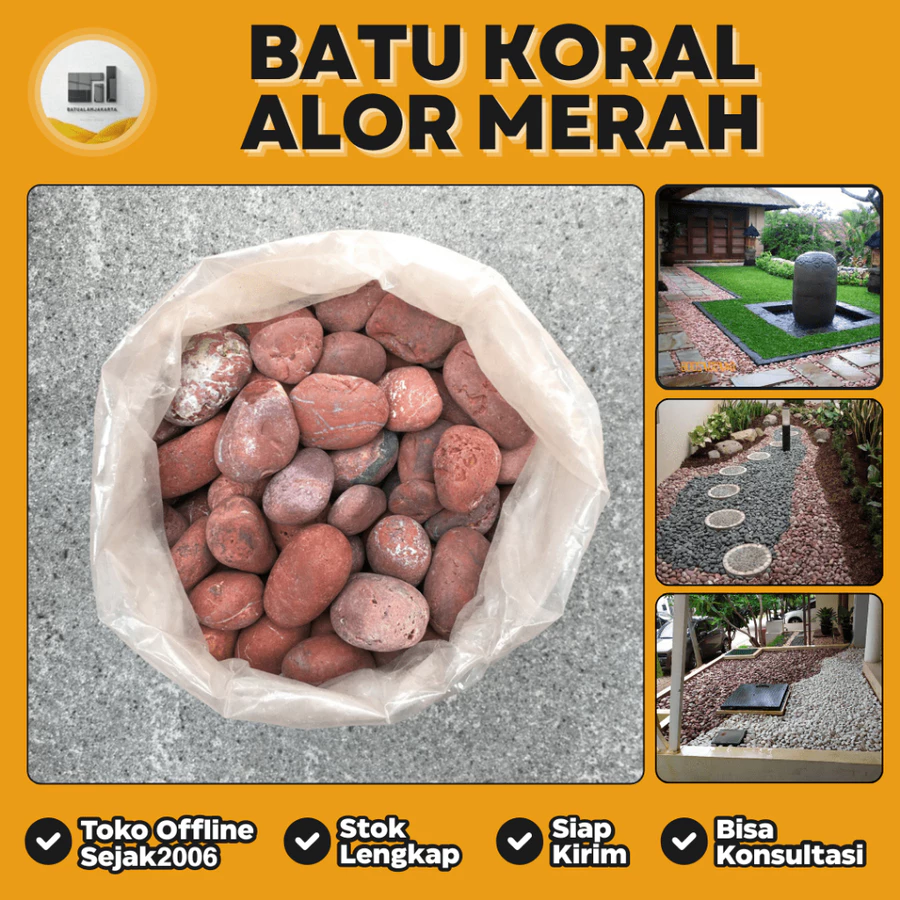 jual batu koral alor merah 1