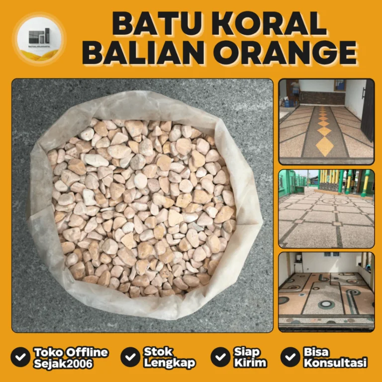 jual batu koral balian orange