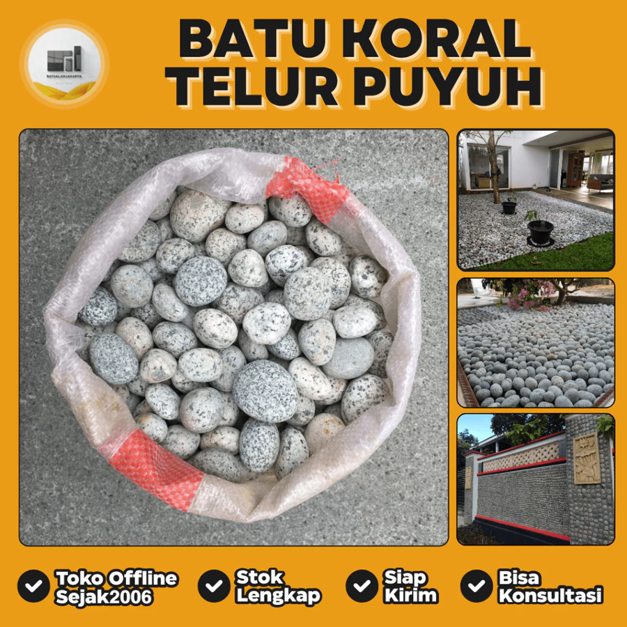 jual batu koral telur puyuh