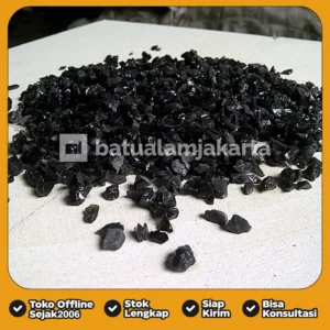 Pasir Granit Hitam Untuk Teraso, Taman, & Lantai