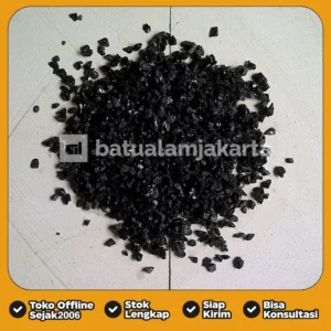 Pasir Granit Hitam Untuk Teraso, Taman, & Lantai