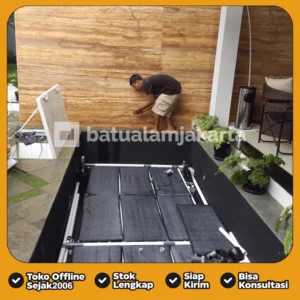 Pasir Malang Hitam untuk Taman, Aquascape, Kolam & Landscape