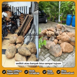 batu kali api kuning besar