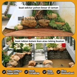 batu kali api kuning besar