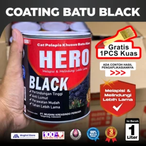hero - coating batu alam black
