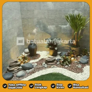 jual batu kali abu abu besar