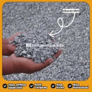 jual batu split gravel untuk taman, kafe dan kontruksi