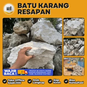 karang putih media filter dan resapan