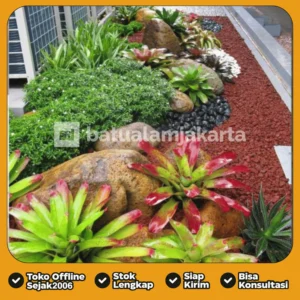 pasir malang merah untuk taman, kolam dan Aquascape