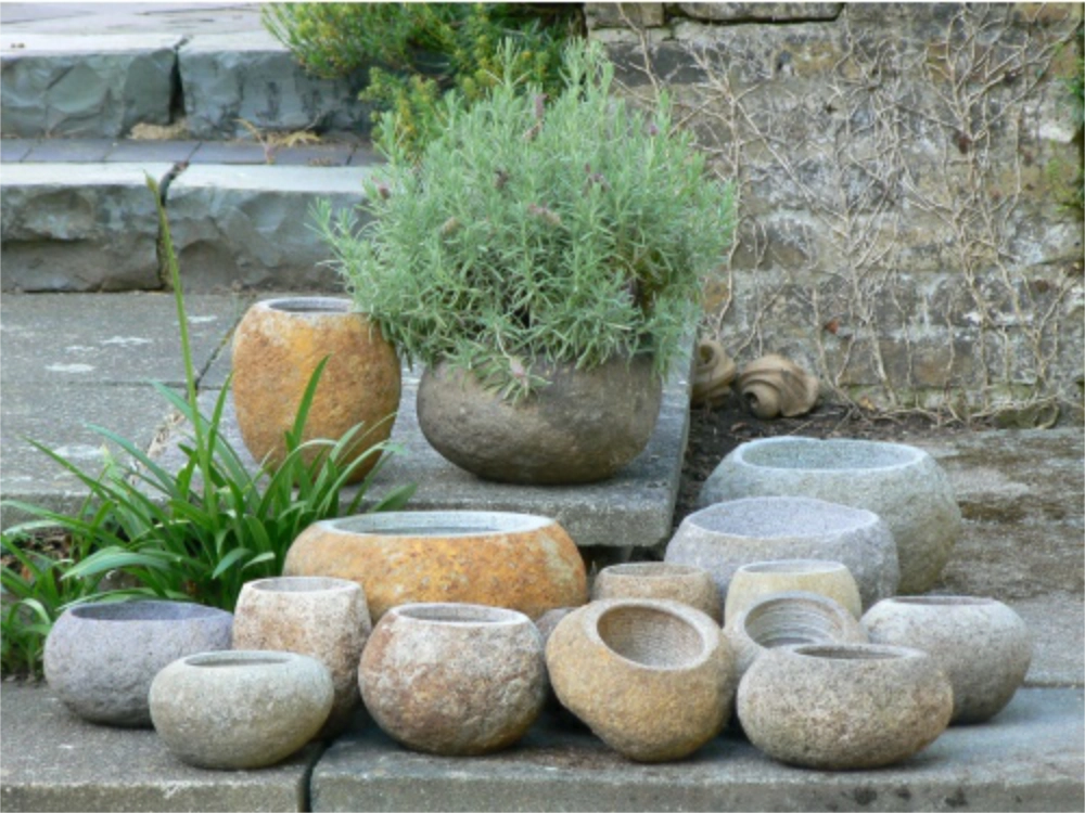 pot batu alam