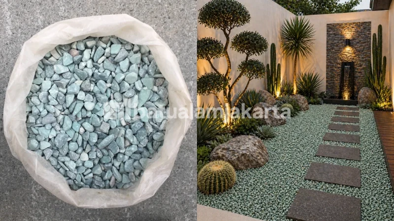 batu koral italy hijau