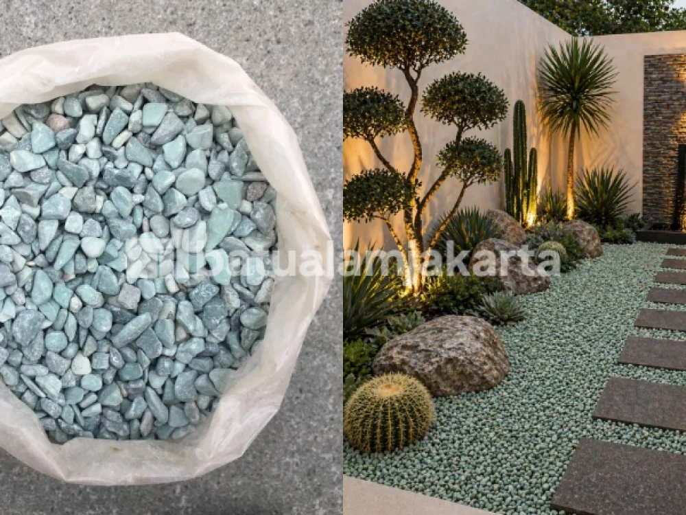 batu koral italy hijau