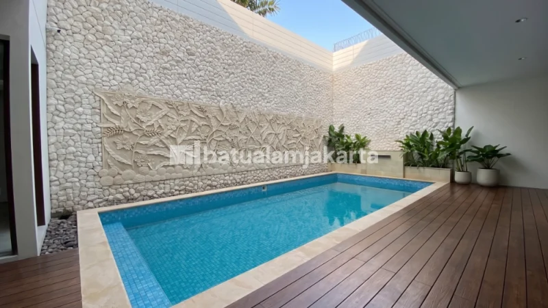 kolam renang batu alam limestone