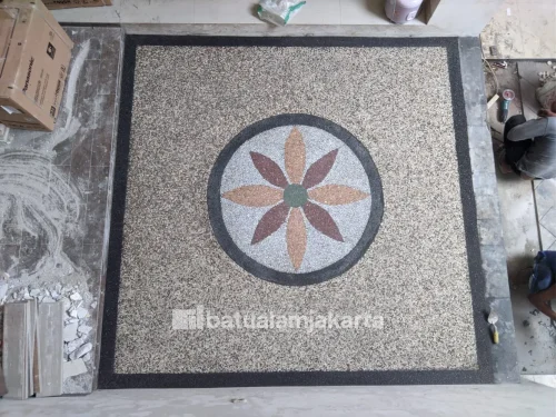 lantai carport batu sikat