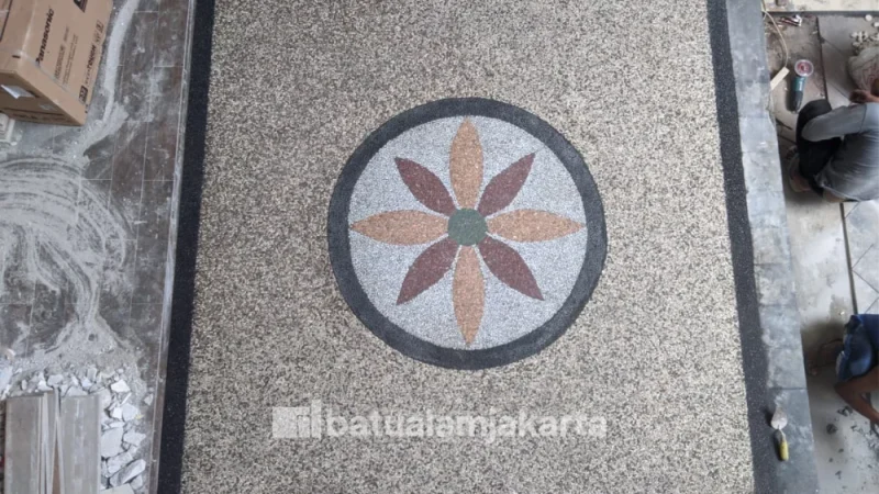 lantai carport batu sikat