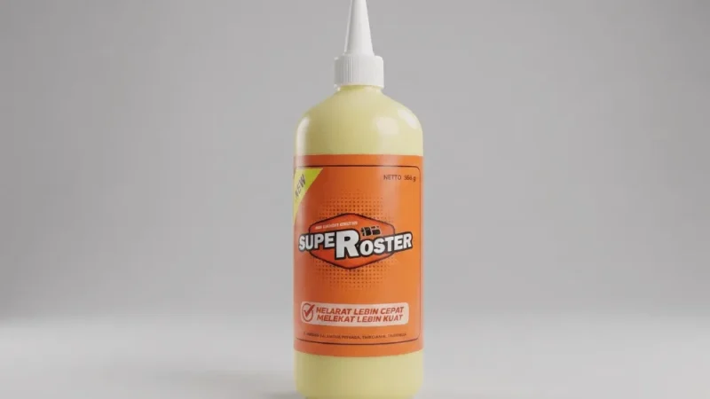 lem perekat super roster