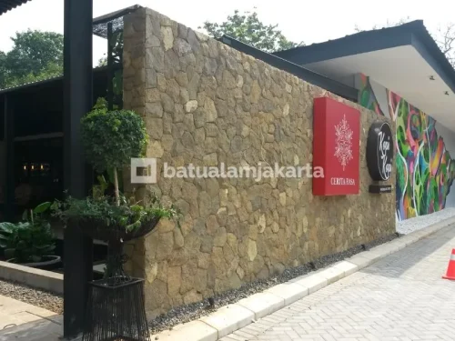 batu alam serai bali kuning